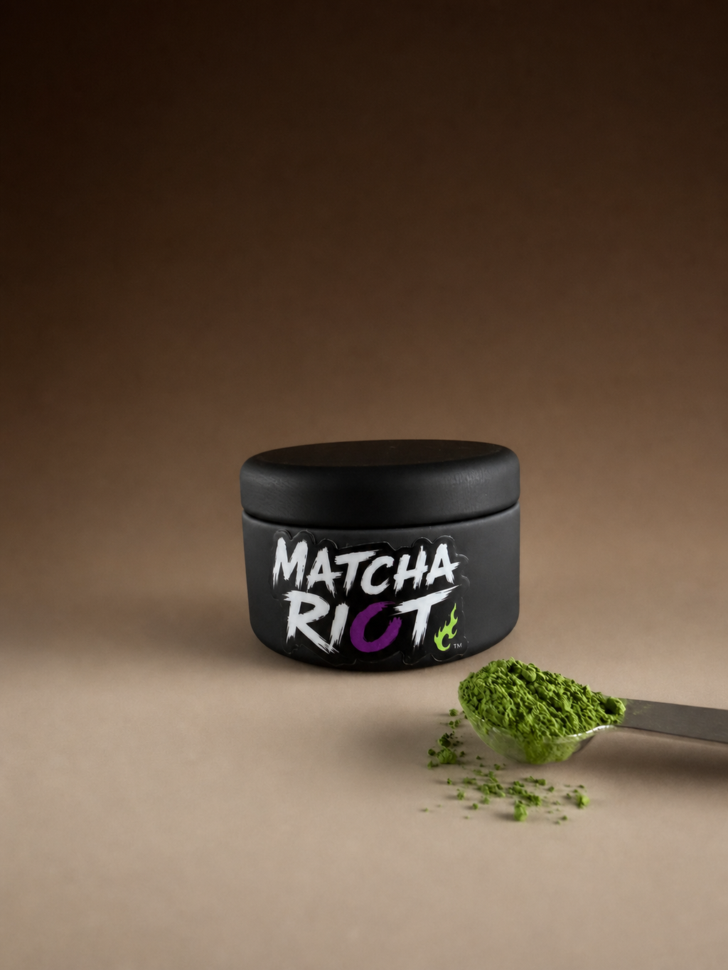 Matcha Riot DROP 001 Japanese matcha packaging detail