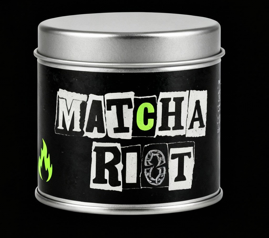 Matcha Riot DROP 001 ceremonial grade matcha tin